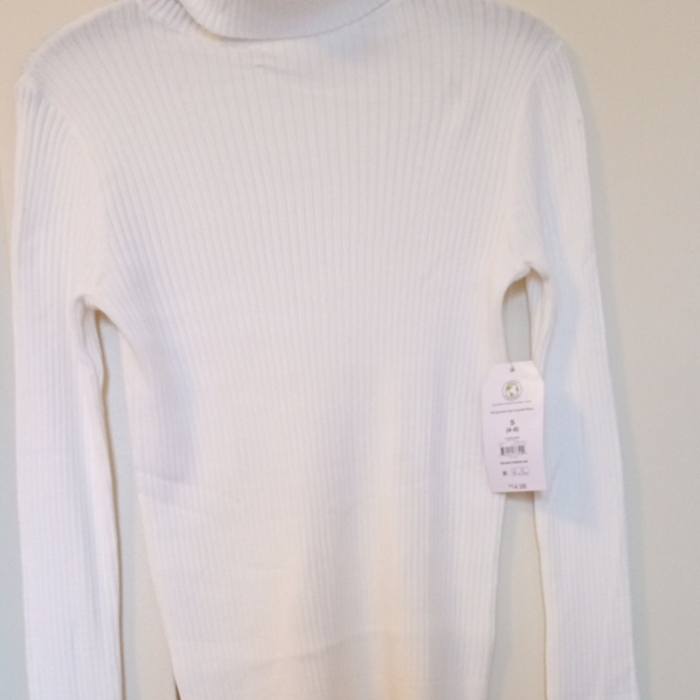 Brand New TIME AND TRU Ribbed Turtleneck Sweater